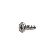 AU-VE-CO PRODUCTS Sheet Metal Screw, #4-24 x 3/8 in, Zinc Plated Stainless Steel Flat Head Phillips Drive AV9877